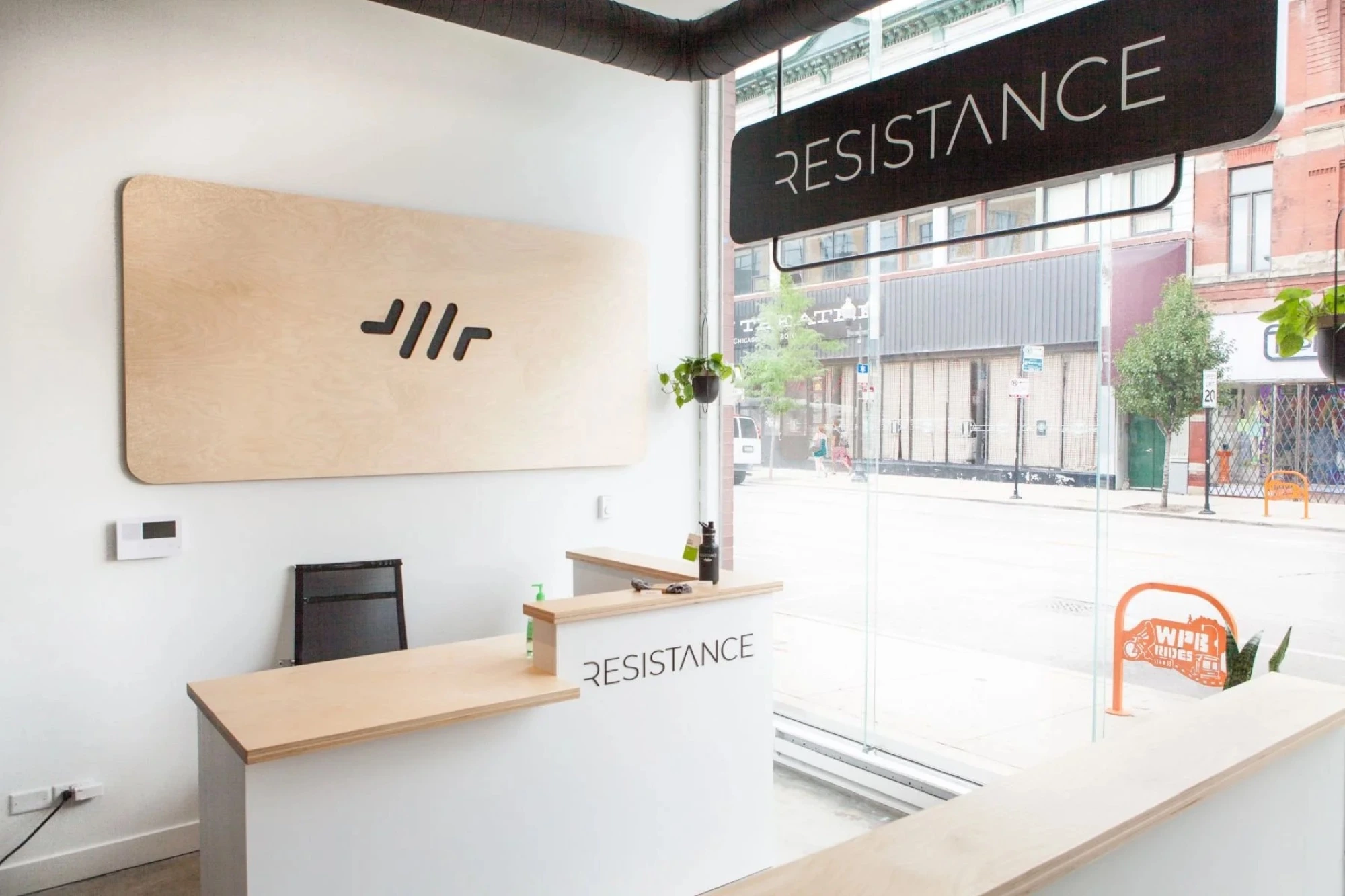 The Resistance studio lobby